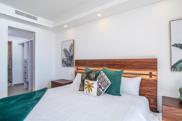 Master bedroom king size bed