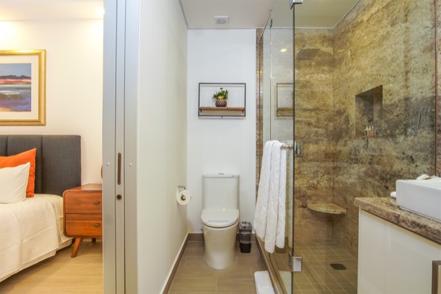 Second bathroom shower
