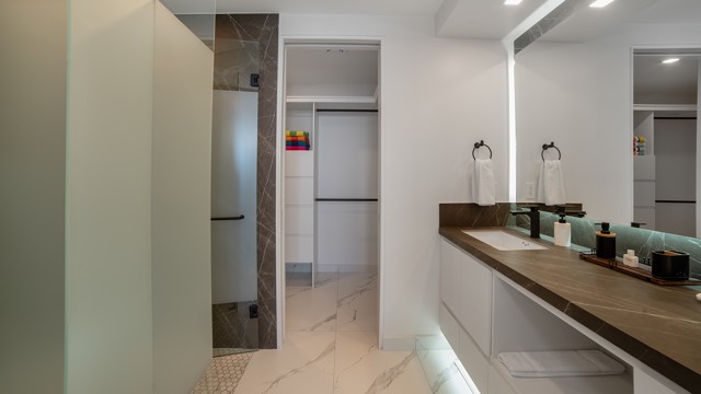 Master spa-inspired bathroom